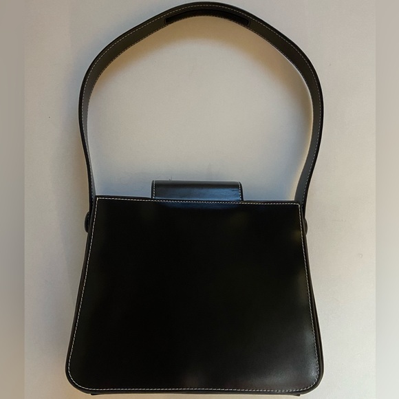 The Hermes of England Tanner Krolle London Classic Black Leather Bag Retail$2500 - Picture 11 of 16